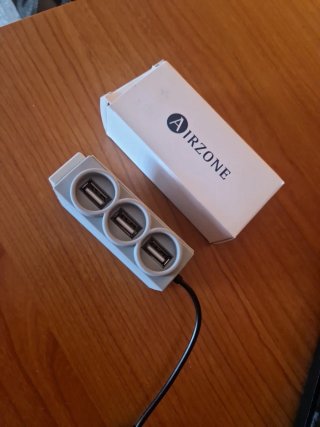 Hub USB Airzone 3 Porte Grigio