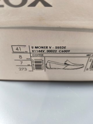 Mocasines GEOX de ante marrón – Talla 41