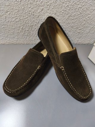 Mocasines GEOX de ante marrón – Talla 41