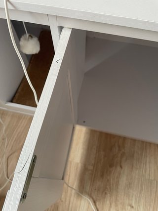 Mueble arenero doble blanco