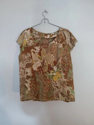 Conjunto Top y Falda Estampado Floral