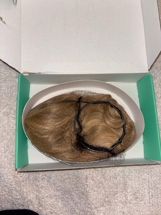 Peluca Pelo Natural Castaño Dorado