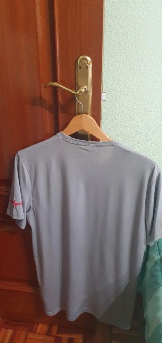 Camiseta Hollister Sport Knit Gris Talla M