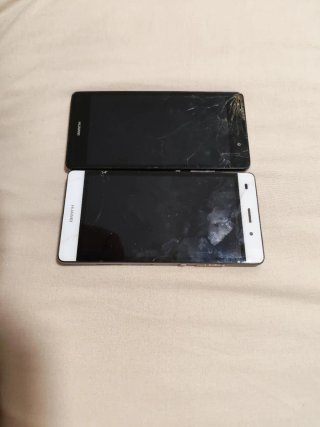 Huawei para piezas (negro y blanco)