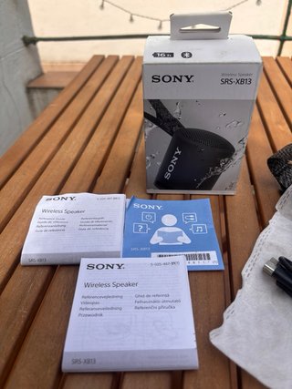 Altavoz Sony SRS-XB13 Negro resistente al agua