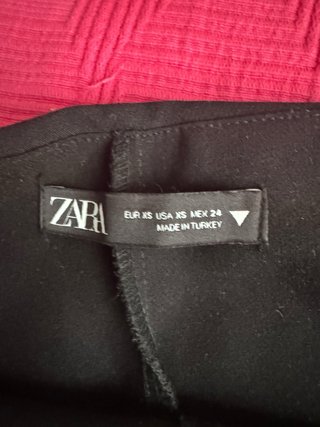 Falda Zara Negra Talla Xs