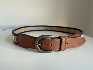 Cinturón Scalpers Lona y Cuero Niño