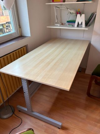 Mesa dibujo técnico/arquitectura madera y metal