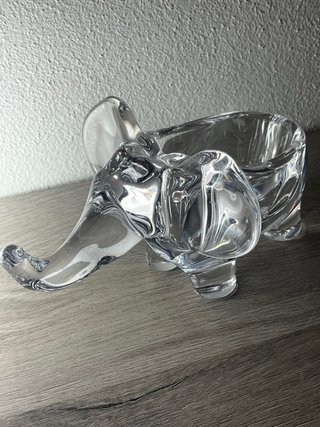 Svuotatasche Elefante Cristallo Art Vannes France