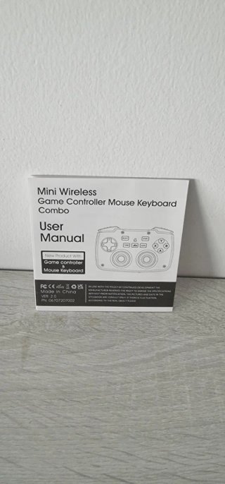 Mini Teclado y Mando Inalámbrico Rii RK707