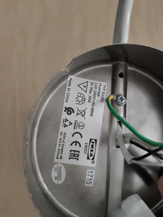 Lámpara 3 focos Ikea