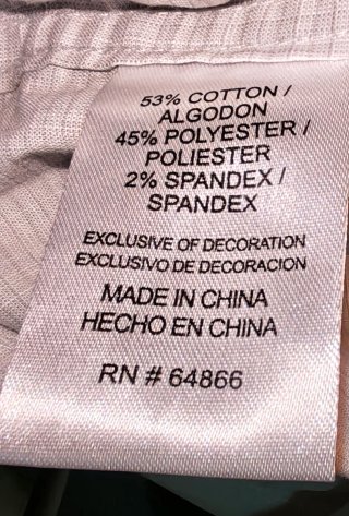 Camisa Lee manga corta hombre XXL