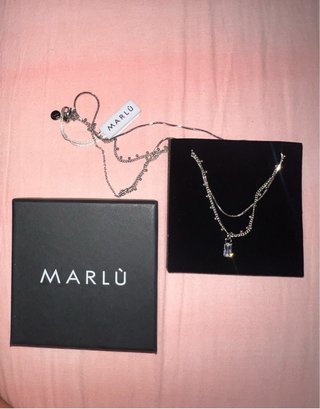 Collana MARLU Argento con ciondolo