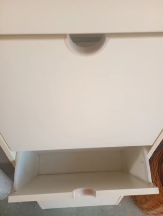 Zapatero vertical madera y plástico