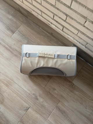 Transportín para Gato Beige y Gris