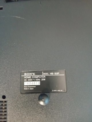Sony HB-101P Ordenador MSX