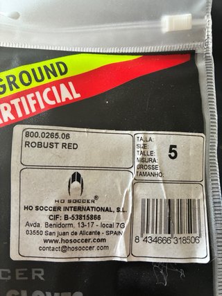 Guantes de portero HO SOCCER ROBUST