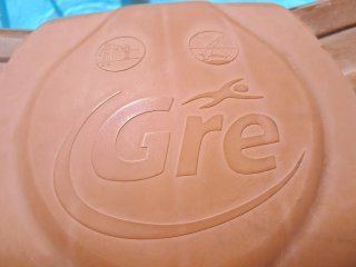Piscina de acero ovalada 6x4 efecto madera