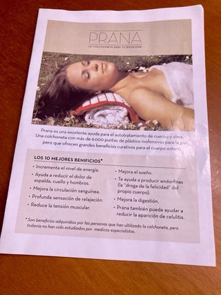 Colchoneta de puntas Prana Morada
