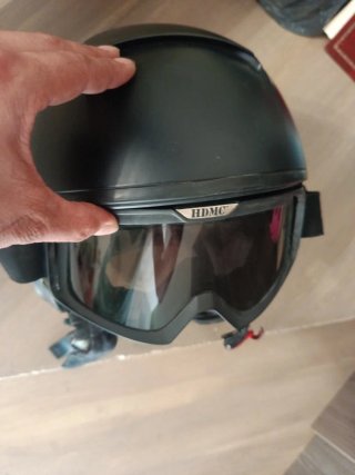 Casco y Gafas Harley Davidson