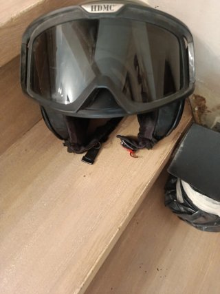 Casco y Gafas Harley Davidson