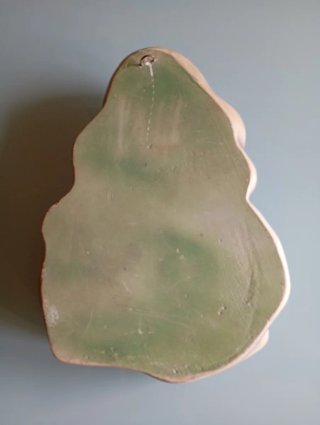 Virgen antigua para colgar