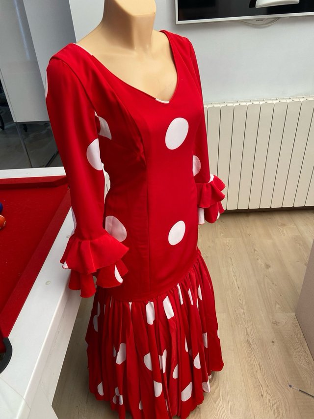 345 Traje Sevillanas Lunares Talla 38