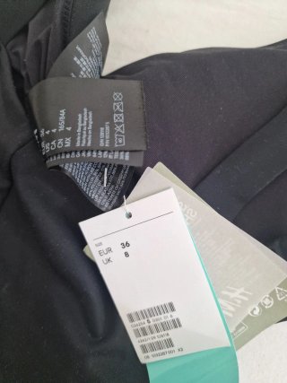 Bañador negro con nudo