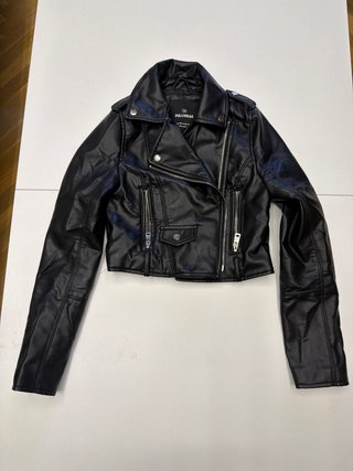 Chaqueta Cuero Niña Pull&Bear Talla XS