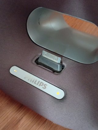 Coluna iPod Philips Cinza e Branco
