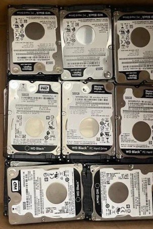 Lotto 24 Hard Disk WD BLACK SLIM 500GB 2.5 7200RPm
