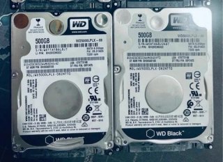 Lotto 24 Hard Disk WD BLACK SLIM 500GB 2.5 7200RPm