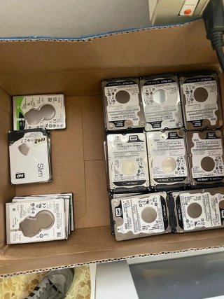 Lotto 24 Hard Disk WD BLACK SLIM 500GB 2.5 7200RPm