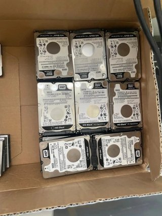 Lotto 24 Hard Disk WD BLACK SLIM 500GB 2.5 7200RPm