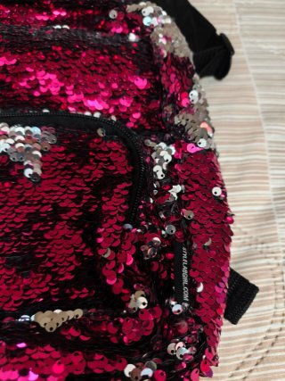 Zainetto bambina paillettes reversibili
