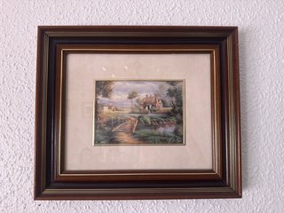 Cuadro decorativo paisaje rural