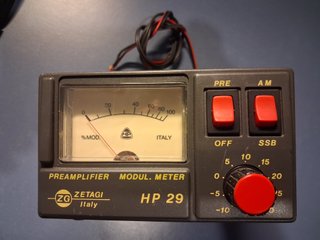 Preamplificador y Medidor Zetagi HP 29