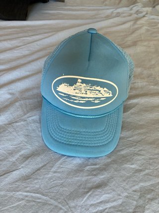 Cappello Corteiz Blu/Bianco