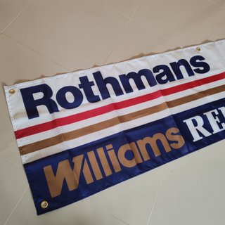 Bandeira Rothmans Williams Renault F1 180x45