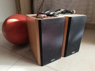 Altavoces AKAI Marrones