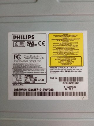 Lector CD-RW Philips