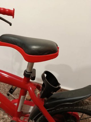 Bicicleta Infantil Rayo McQueen 14 con Ruedines