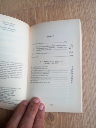 DAVID HUME: De los prejuicios morales y otros ensa