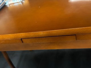 Mesa de salon madera maciza con 6 sillas