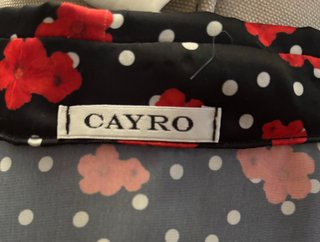 Vestido midi estampado flores y lunares