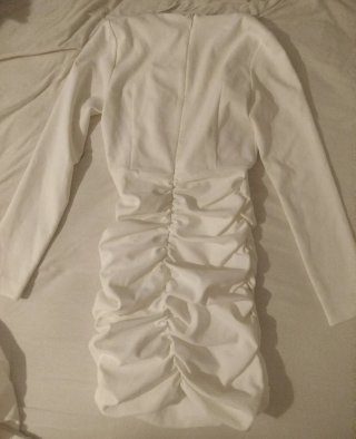 Vestido Zara blanco