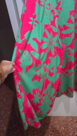 Mono ancho vaporoso estampado