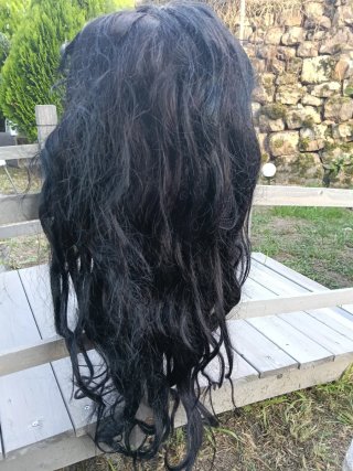 Peluca pelo natural 75cm