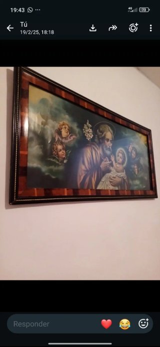 Cuadro vintage religioso