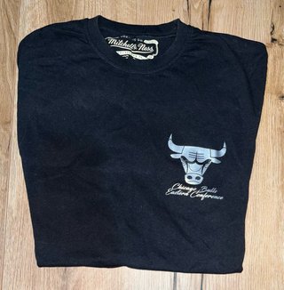 Camiseta Chicago Bulls Mitchell & Ness Negra